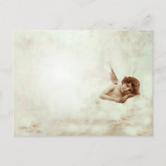WOLKEN-ENGEL POSTKARTE (Vorderseite)