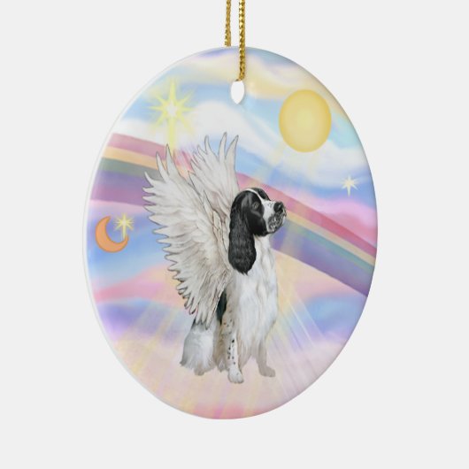 Wolken - Englisch Springer Spaniel Keramik Ornament (Rechts)