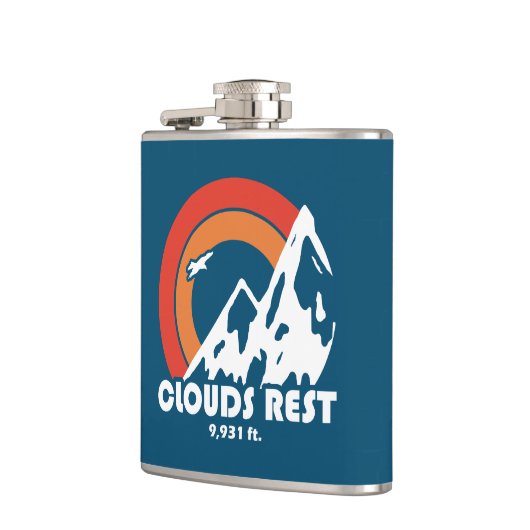 Wolken Erholung Berg Yosemite Sonnenadler Flachmann (Links)