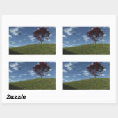 Wolken fahren durch Aufkleber (Blatt)