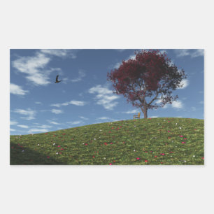 Wolken fahren durch Aufkleber