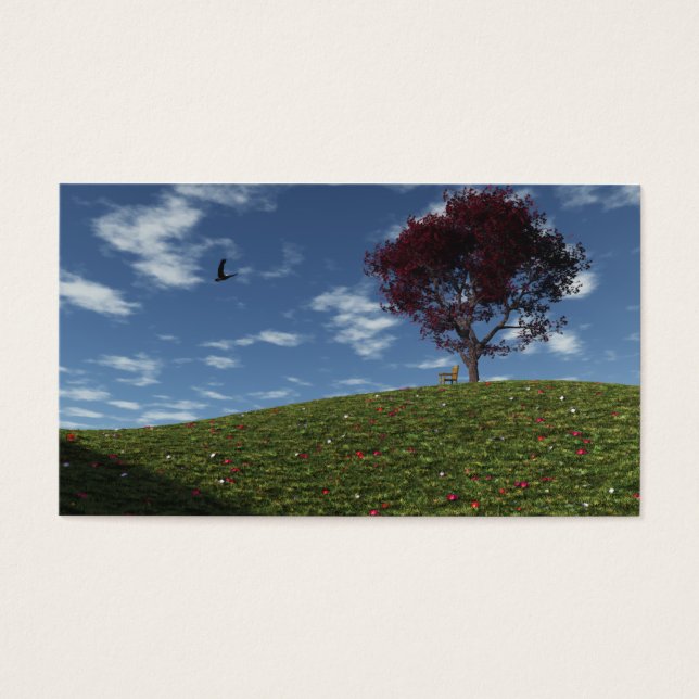 Wolken fahren durch Lesezeichen (Vorderseite)