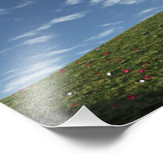 Wolken fahren per Foto ab (Ecke)