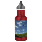 Wolken fahren vorbei edelstahlflasche (Links)