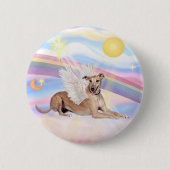 Wolken - Fawn Greyhound Angel (liegt unten) Button (Vorderseite)