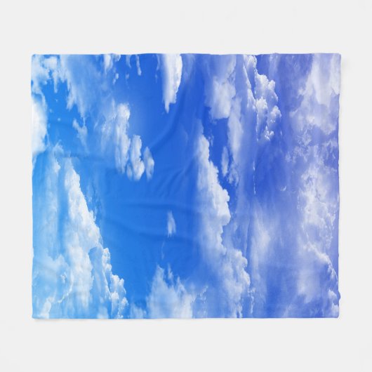 Wolken Fleecedecke (Vorderseite (Horizontal))