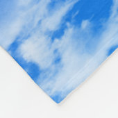 Wolken Fleecedecke (Ecke)