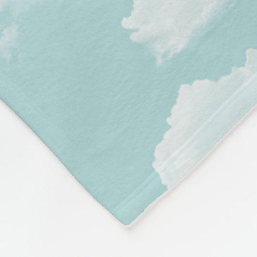 Wolken Fleecedecke (Ecke)