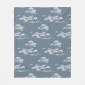 Wolken Fleecedecke (Vorderseite)