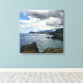 Wolken Foto zu Canvas Print mit Ocean Landscape Leinwanddruck (Insitu (Holzboden))