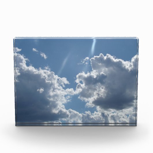 Wolken Fotoblock (Vorderseite)