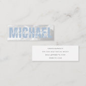 Wolken | Fotografie Mini Visitenkarte (Vorne/Hinten)