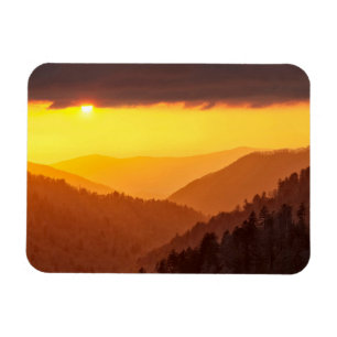 Wolken füllen Valley, Tennessee Magnet