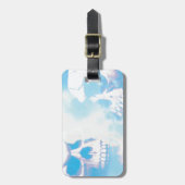 Wolken Gepäckanhänger (Vorderseite vertikal)