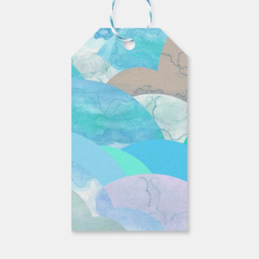 Wolken Geschenkanhänger (Rückseite)