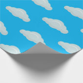 Wolken. Geschenkpapier (Ecke)