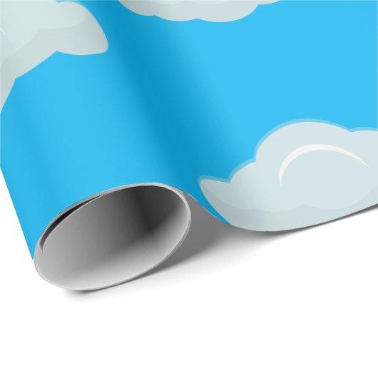 Wolken. Geschenkpapier (Rolleneckpunkt)