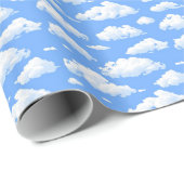 Wolken Geschenkpapier (Rolleneckpunkt)