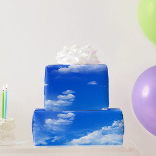 Wolken Geschenkpapier