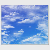 Wolken Geschenkpapier (Flach)