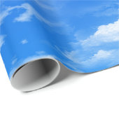 Wolken Geschenkpapier (Rolleneckpunkt)