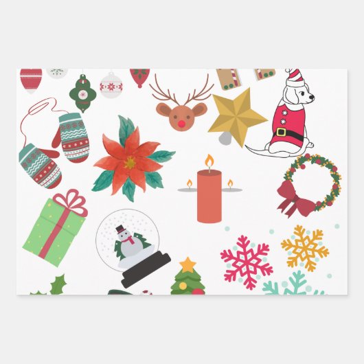 Wolken Geschenkpapier Set (Vorderseite 2)