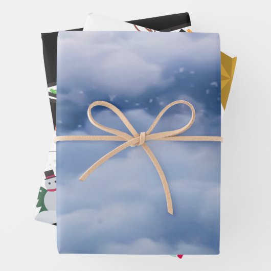 Wolken Geschenkpapier Set (Beispiel)