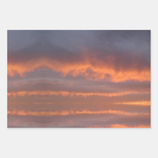 Wolken Geschenkpapier Set (Vorderseite)