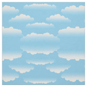 Wolken-Gewebe Stoff