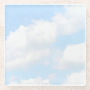 Wolken Glasuntersetzer