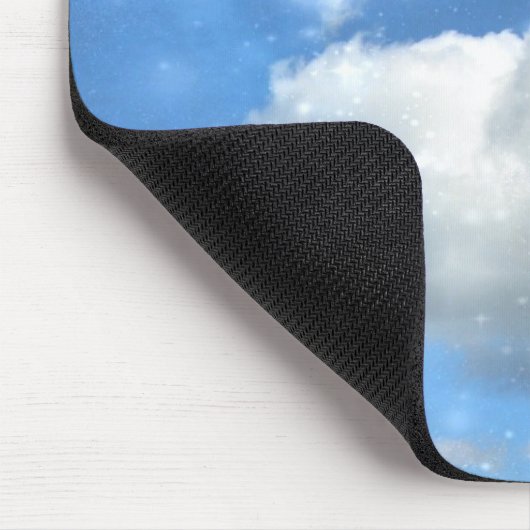 Wolken-Glitzern Mousepad (Ecke)