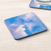 Wolken Hard Plastic Untersetzer mit Kork zurück. (Linke Seite)
