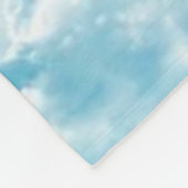 Wolken Himmel Cartoon Vektorbilder Fleecedecke (Ecke)