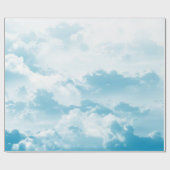 Wolken Himmel Cartoon Vektorbilder Geschenkpapier (Flach)