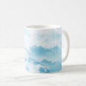 Wolken Himmel Cartoon Vektorbilder Kaffeetasse (VorderseiteRechts)