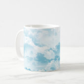 Wolken Himmel Cartoon Vektorbilder Kaffeetasse (Vorderseite Links)