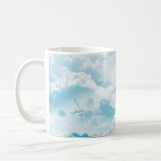 Wolken Himmel Cartoon Vektorbilder Kaffeetasse