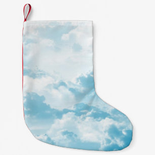 Wolken Himmel Cartoon Vektorbilder Kleiner Weihnachtsstrumpf