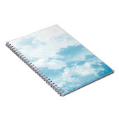 Wolken Himmel Cartoon Vektorbilder Notizblock (Rechte Seite)