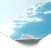 Wolken Himmel Cartoon Vektorbilder Poster (Ecke)