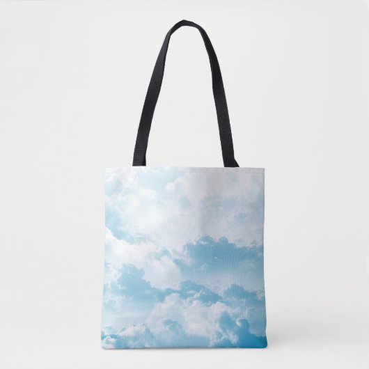 Wolken Himmel Cartoon Vektorbilder Tasche (Vorderseite)