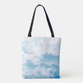 Wolken Himmel Cartoon Vektorbilder Tasche (Rückseite)