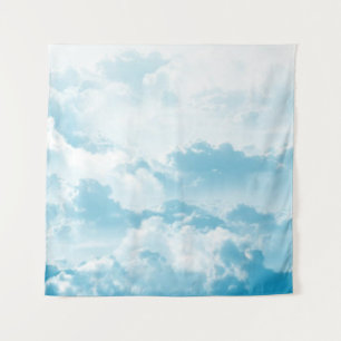 Wolken Himmel Cartoon Vektorbilder Wandteppich