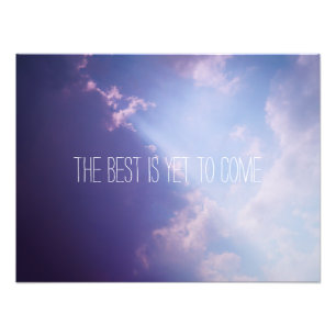 Wolken Himmel Inspirierender Spruch Benutzerdefini Fotodruck
