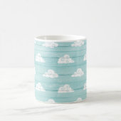 Wolken-Himmelblau Tasse (Mittel)