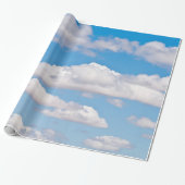 Wolken im blauen Himmel Geschenkpapier (Ungerollt)