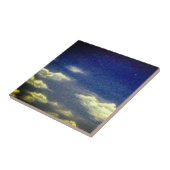 Wolken im blauen Himmel Keramik Tile Fliese (Seite)