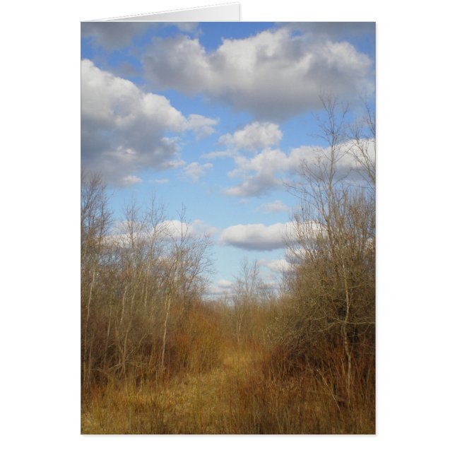 "Wolken im Frühling über der Bahn" (Vorne)