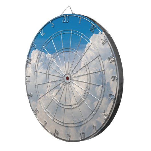 Wolken im Himmel Dartscheibe (Vorderseite rechts)