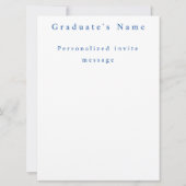 Wolken im Himmel Einladung (Rückseite)